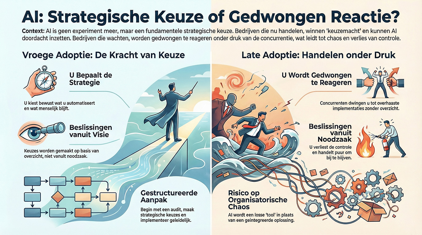 AI is geen keuze meer: Waarom wachten de riskantste strategie is